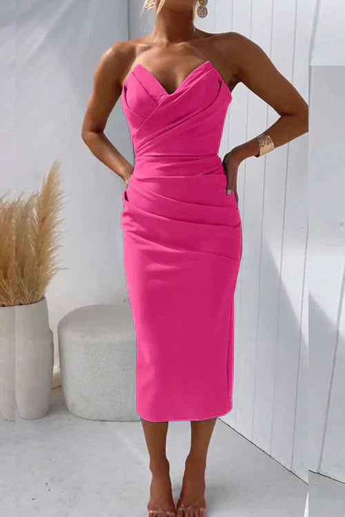 Nur | Backless Midi Dress