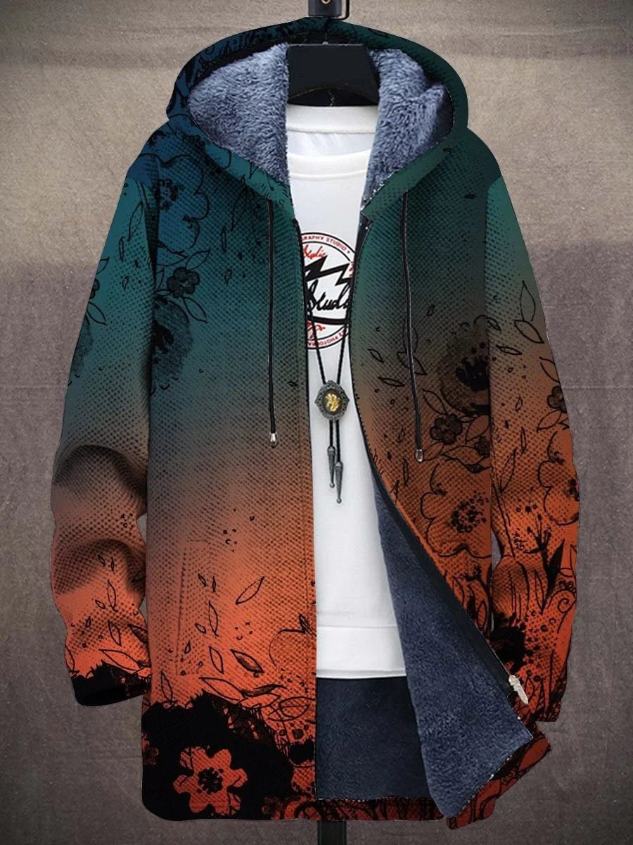 Oliver | Hooded Print Jacket
