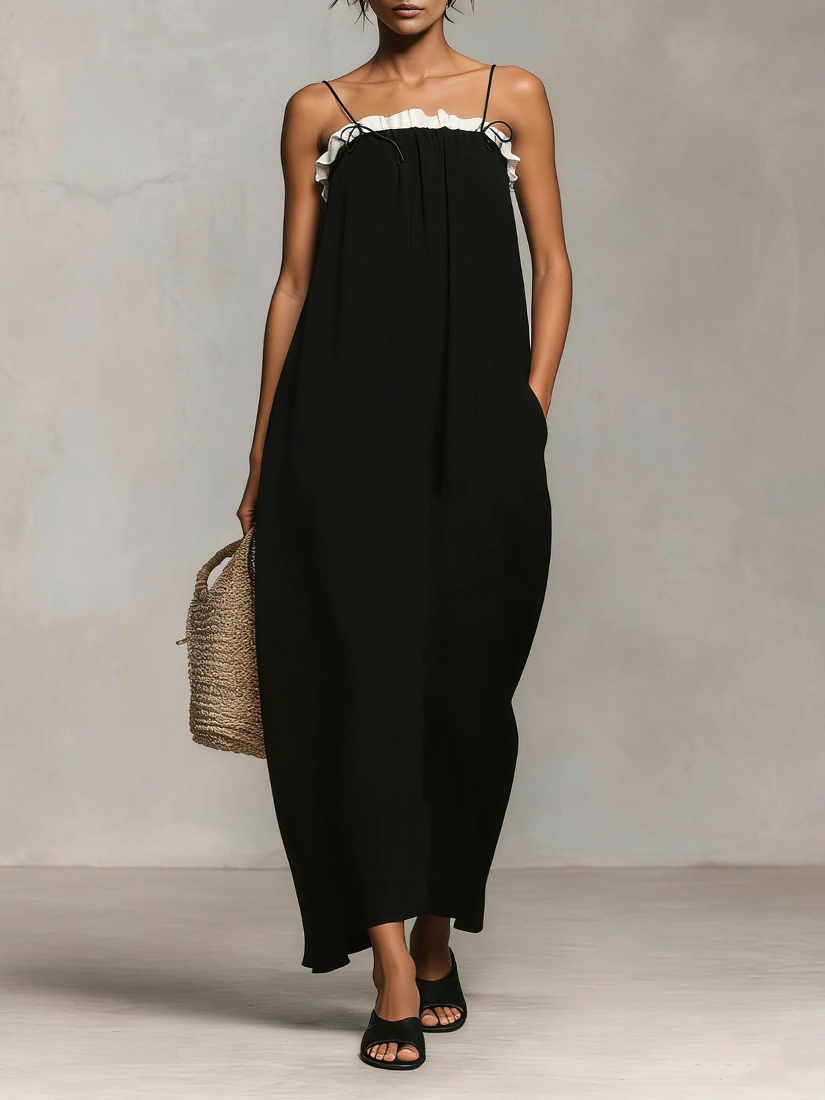 Mirelle | Color block Maxi Dress