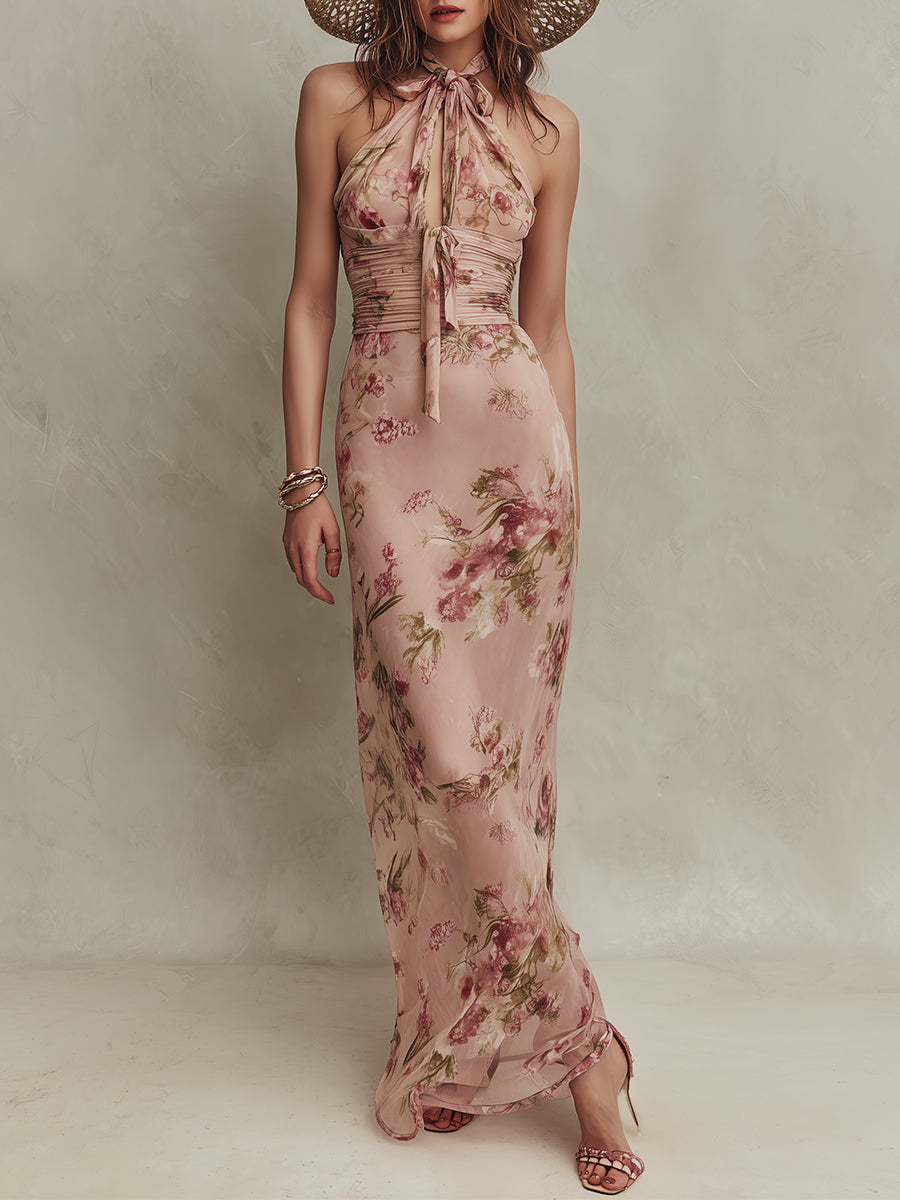 Lia | Elegant Floral Maxi Dress