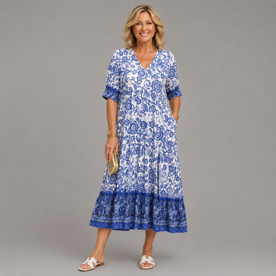 Keisha | Graceful Floral Dress