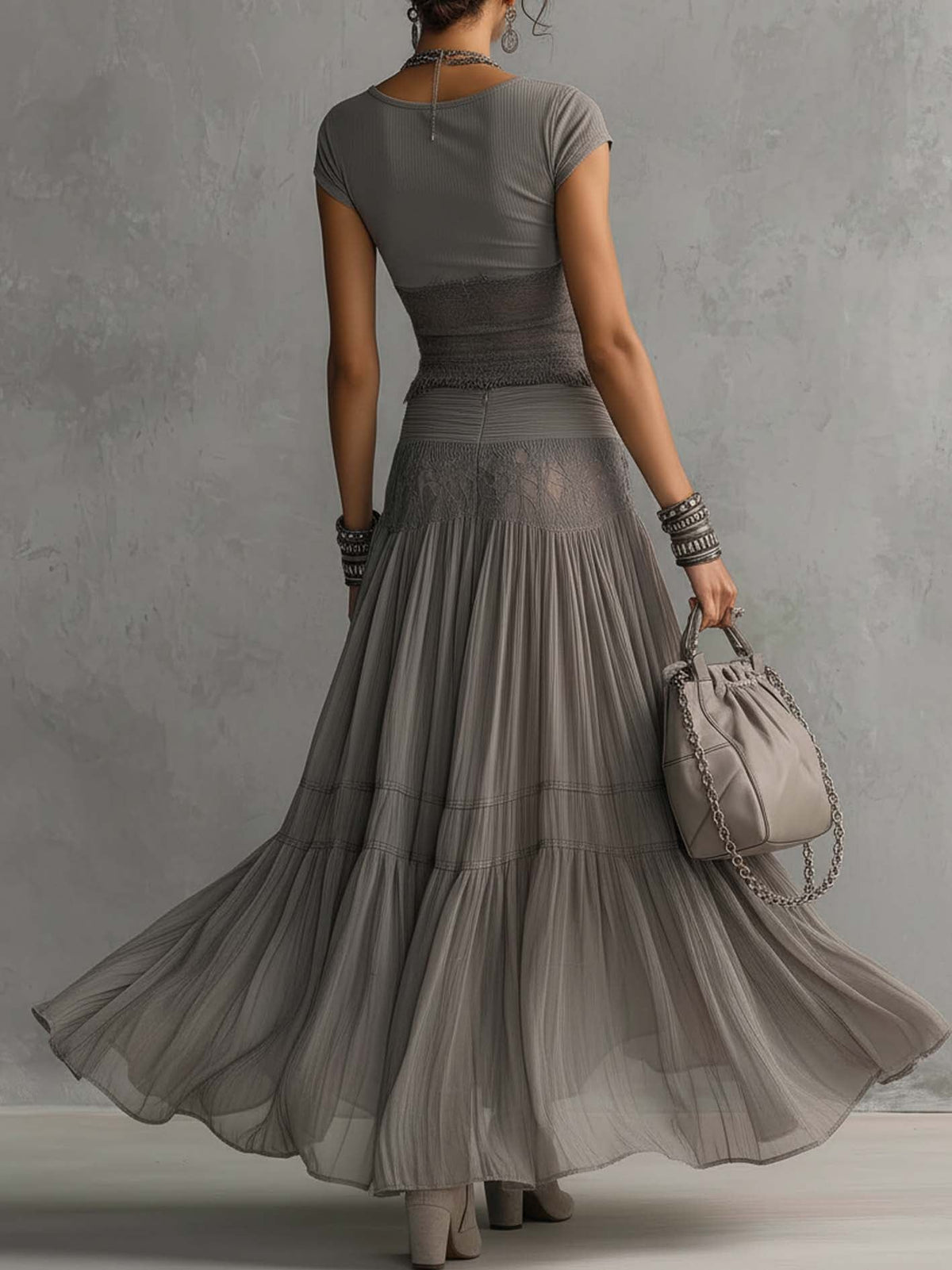 Layla | Elegant Maxi Skirt Set