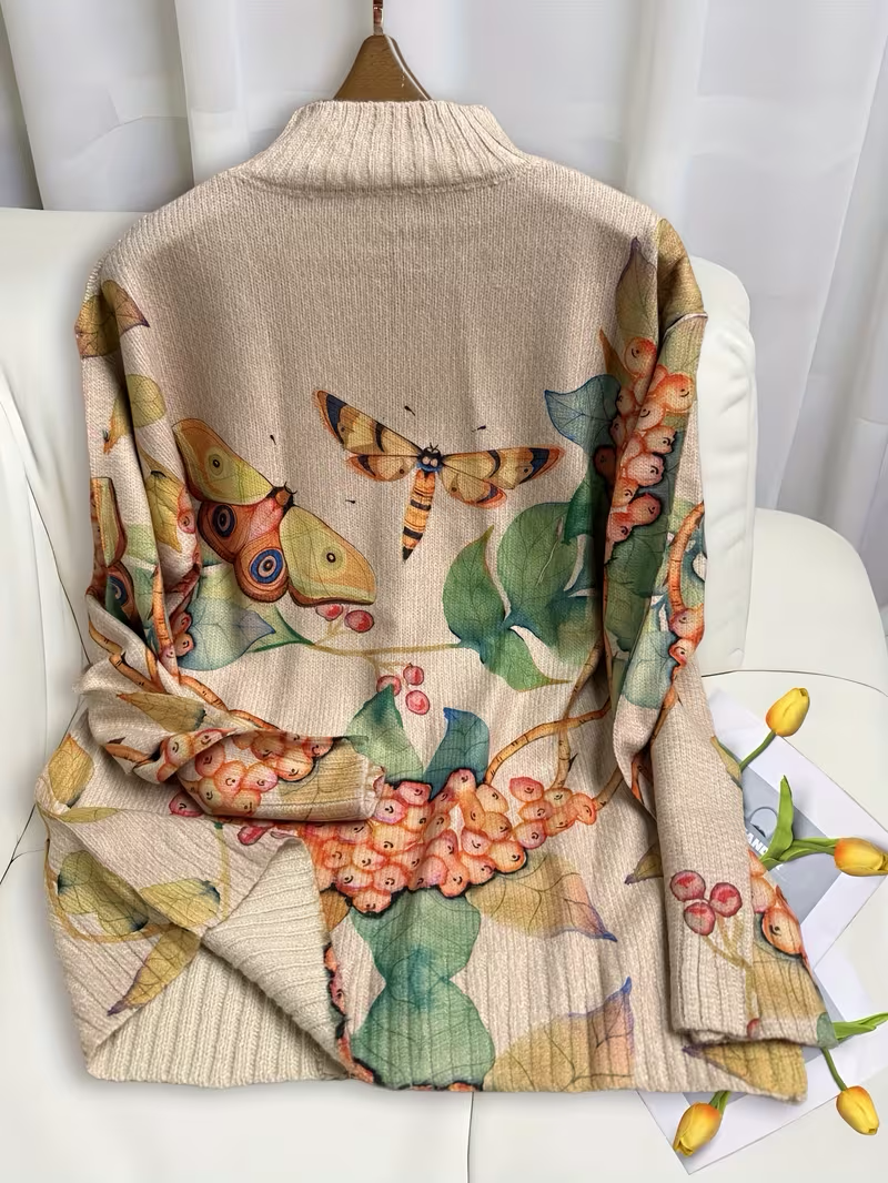 Brontë™ | Butterfly Garden Zip Cardigan