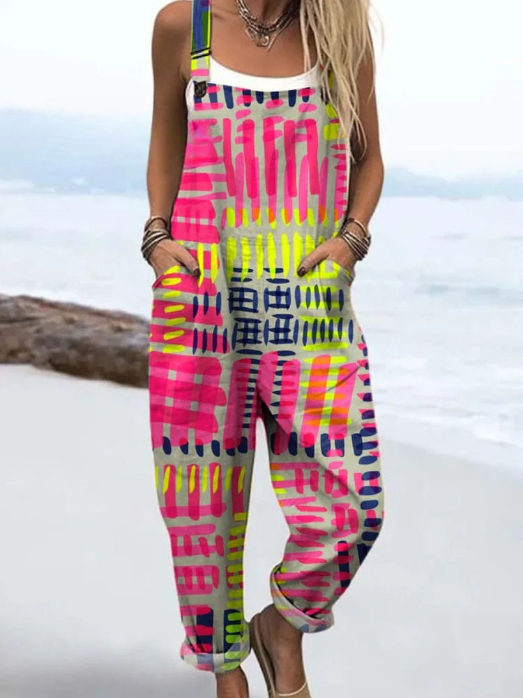 Nova | Artistic Colorblock Jumpsuit