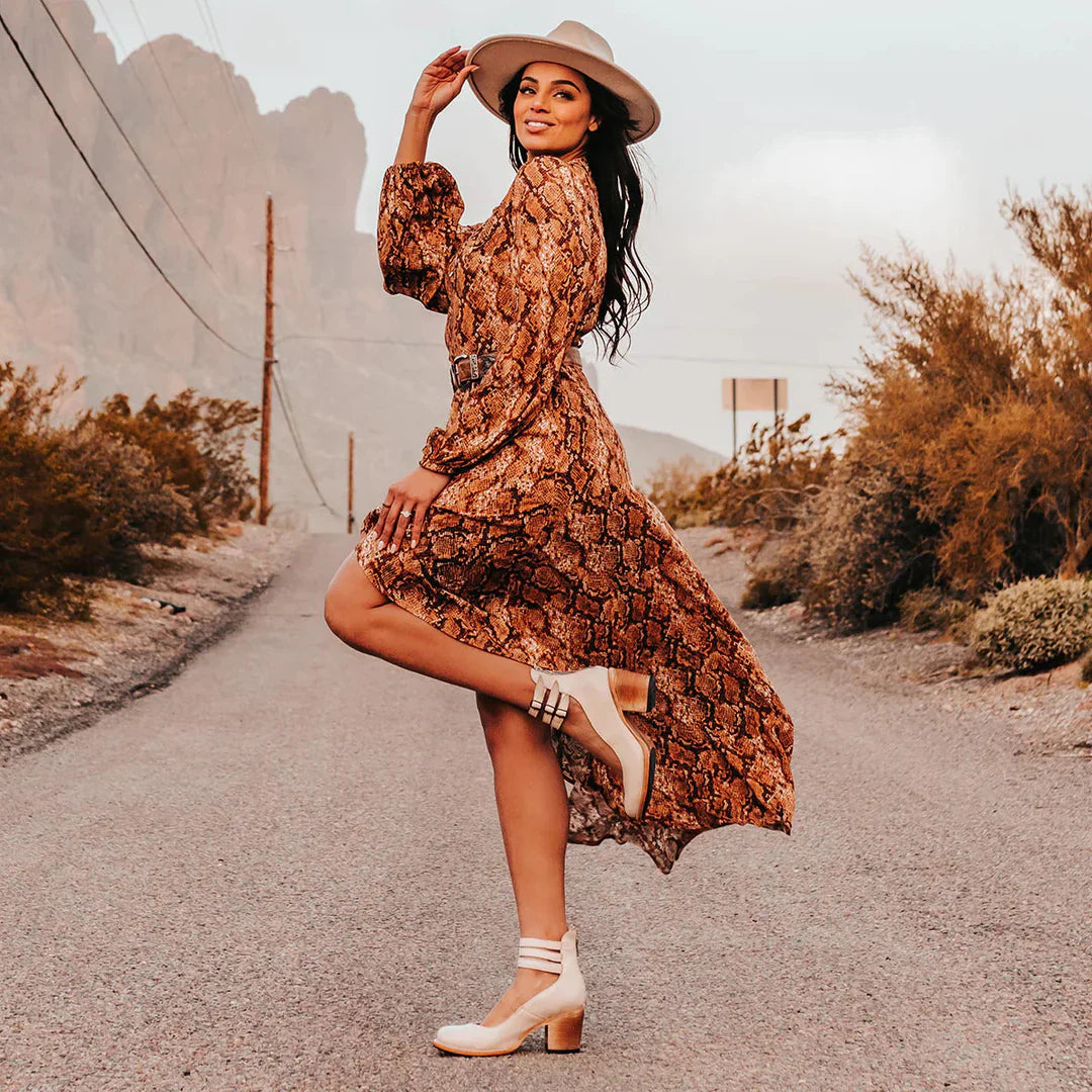Agnes | Block Heel Ankle Boots