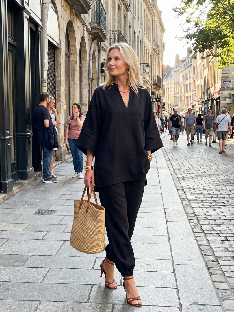 Georgiana | Gathered Trouser Set