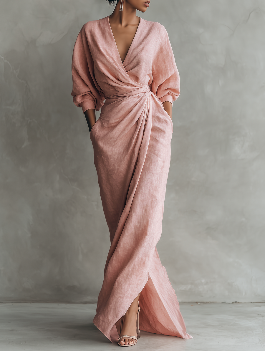 Isabelle | V-Neck Maxi Dress