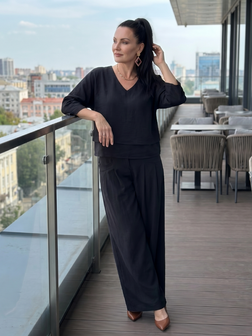 River | Layered Wide-Leg Set