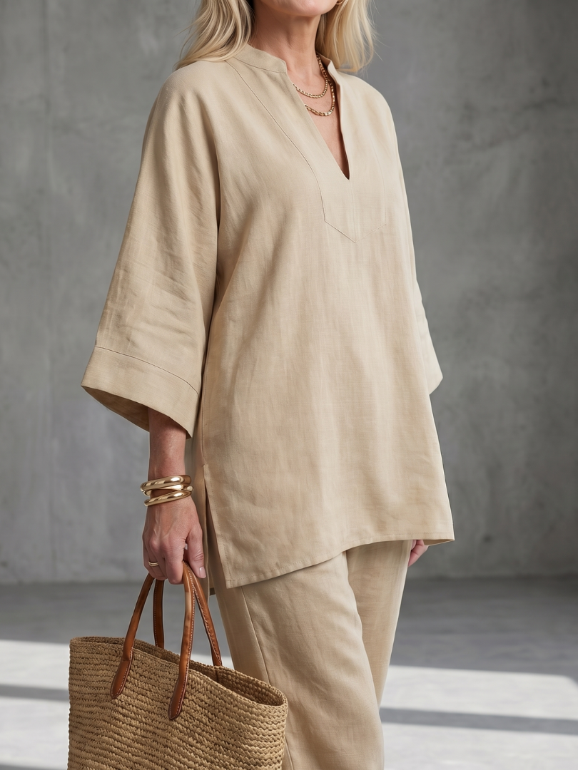 Georgiana | Gathered Trouser Set