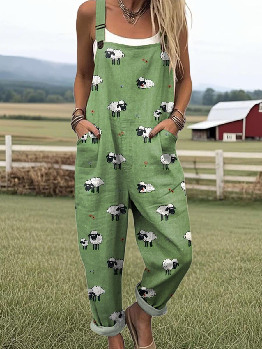 Willow | Whimsical Sheep Jumpsuit