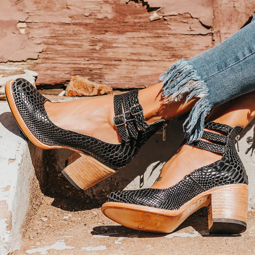 Agnes | Block Heel Ankle Boots