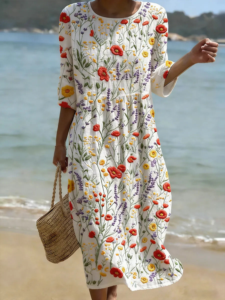 Audrey | Vibrant Floral Dress