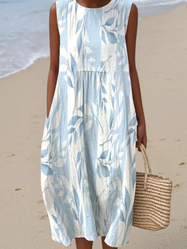 Jolie | Leafy Midi Dress