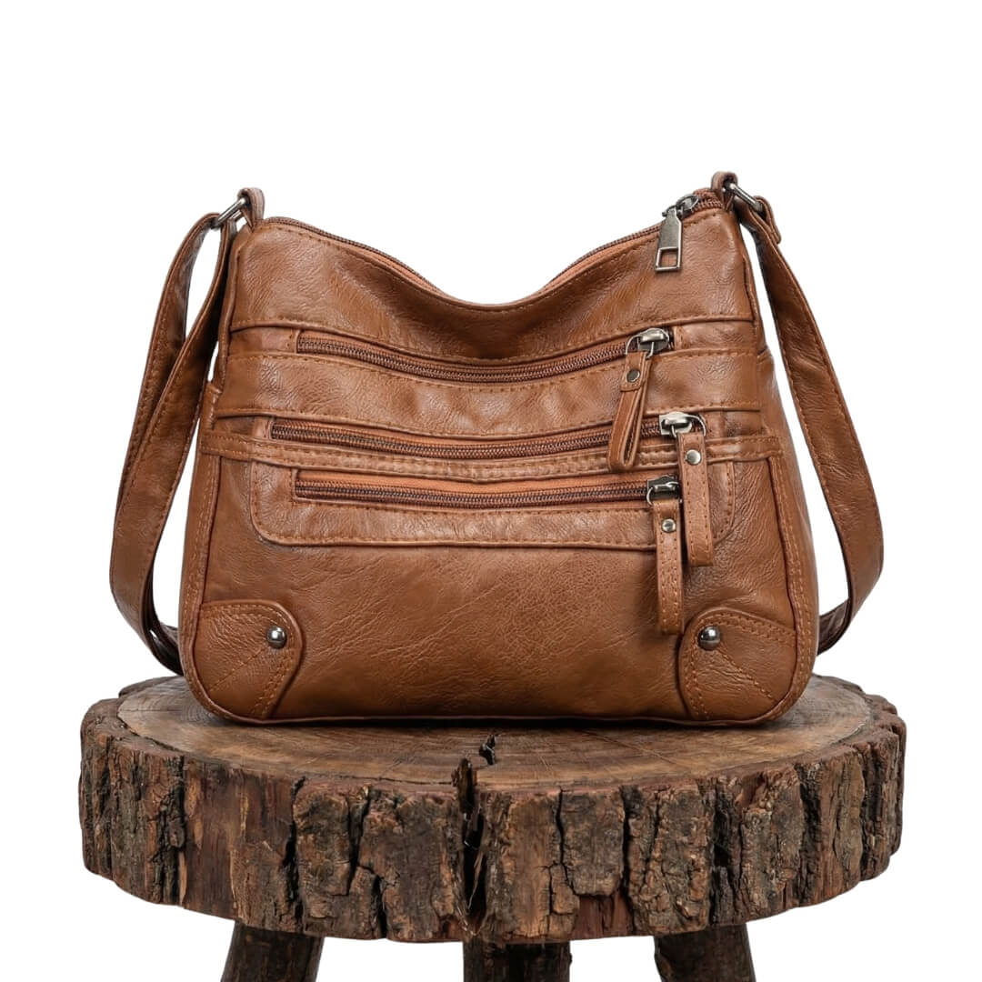Rosalia | Multi-Zip Shoulder Bag