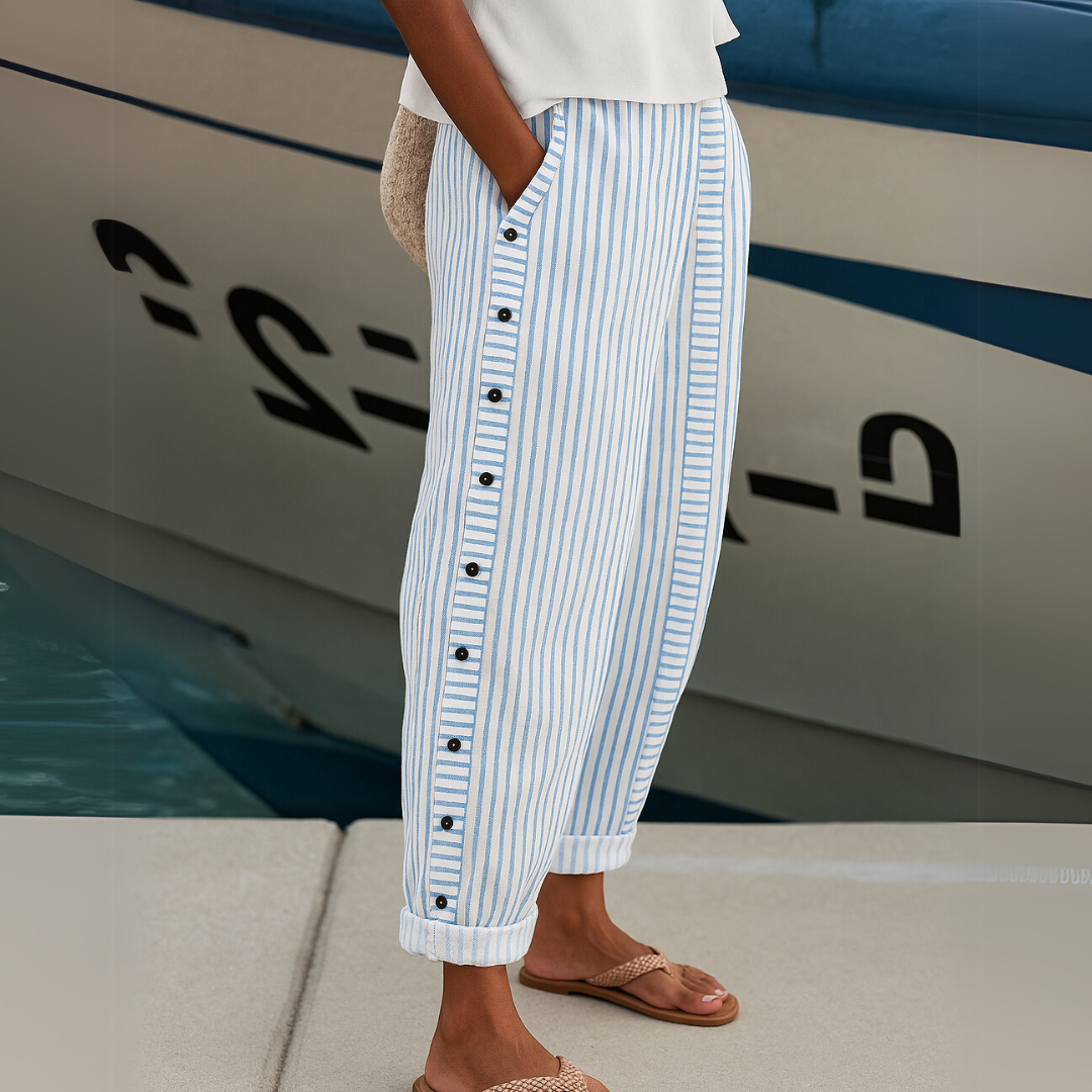 Caitlin | Stylish Striped Pants