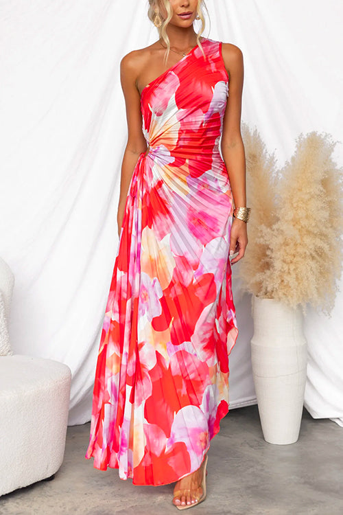 Grace | Vibrant Tropical Evening Dress
