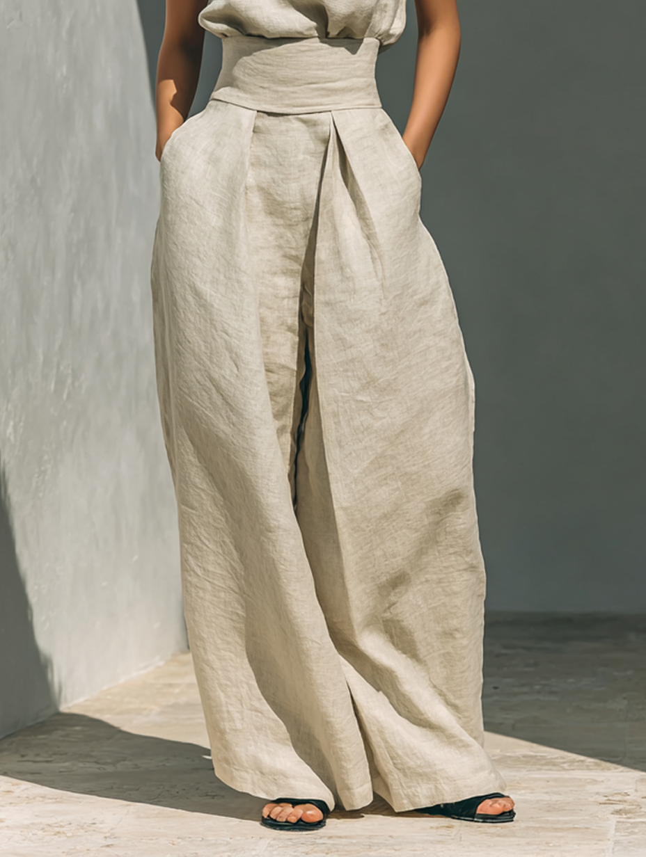 Maria | Elegant Wide-Leg Set