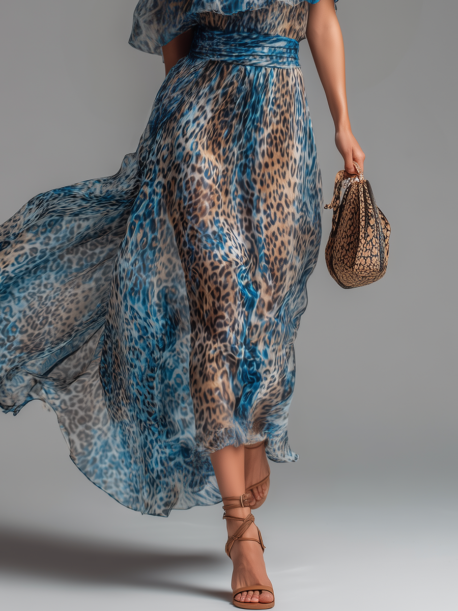 Wild | Leopard Off-Shoulder Dress