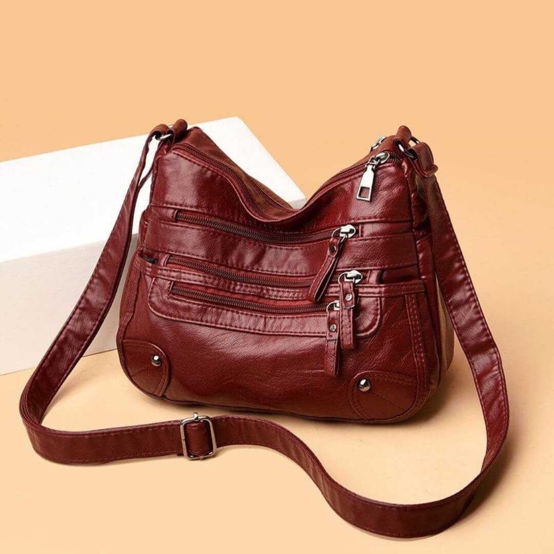 Rosalia | Multi-Zip Shoulder Bag