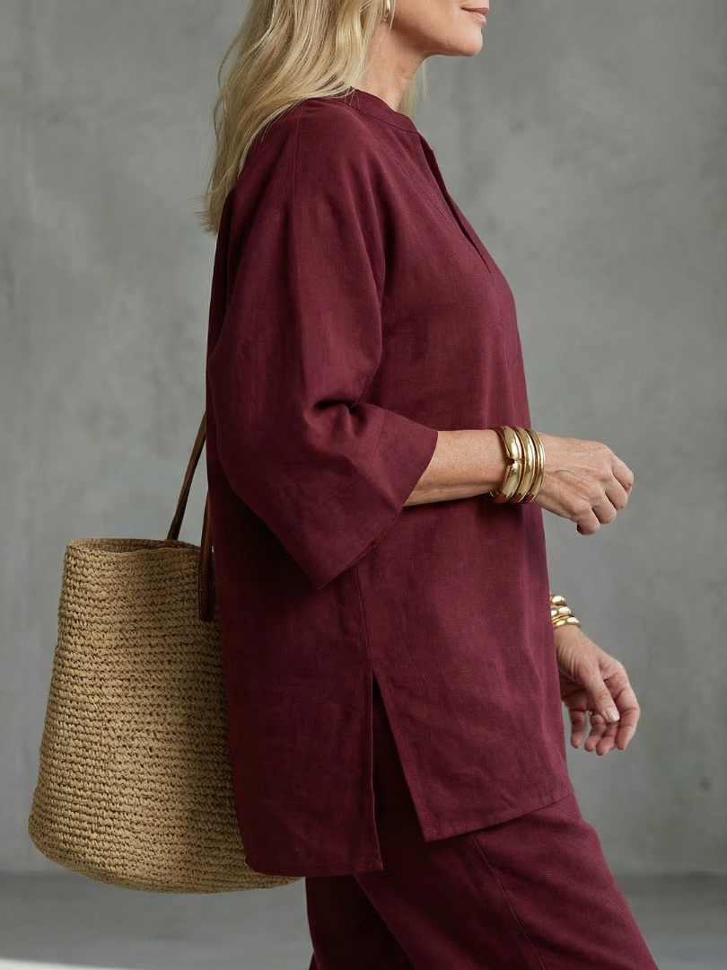 Georgiana | Gathered Trouser Set