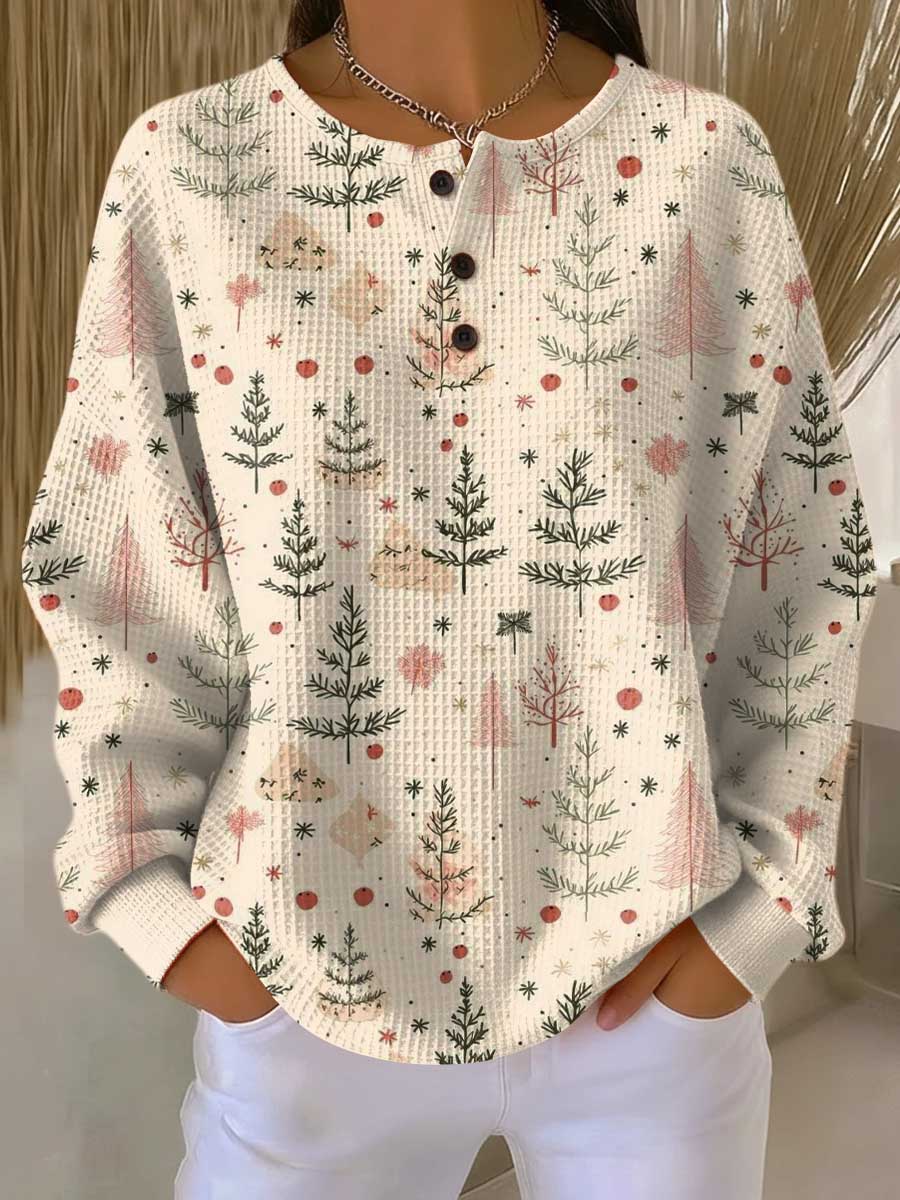 Mathilde | Waffle-Knit Cozy Sweater