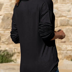 Women's collared half-zip sweater shown in multiple colours