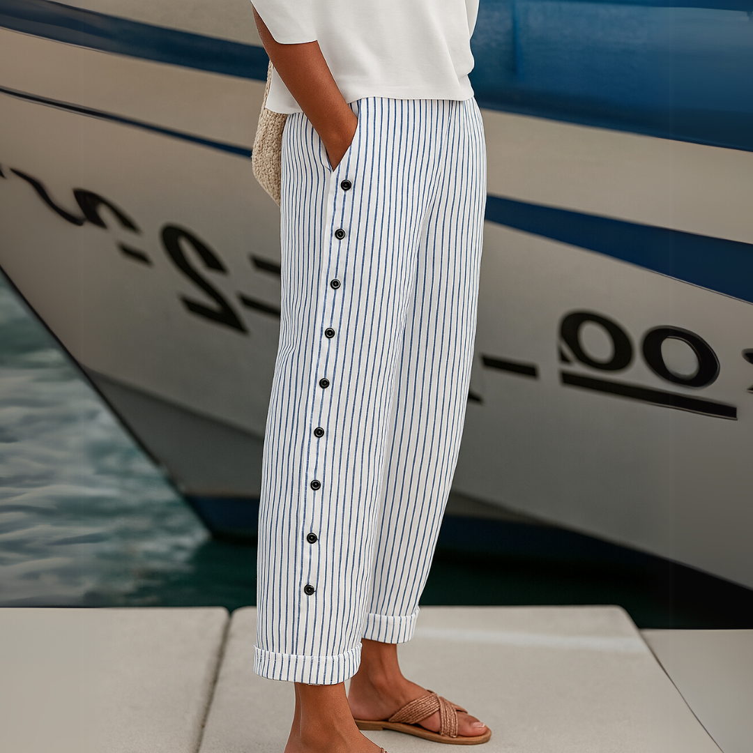 Caitlin | Stylish Striped Pants