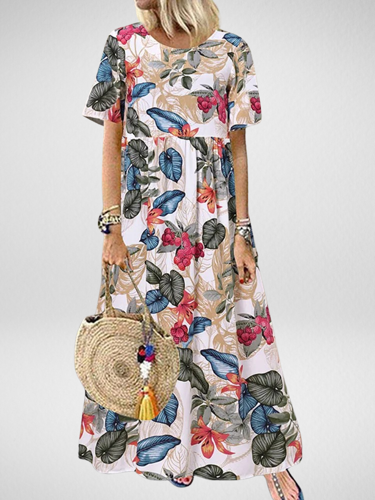Aviva | Boho Floral Maxi Dress
