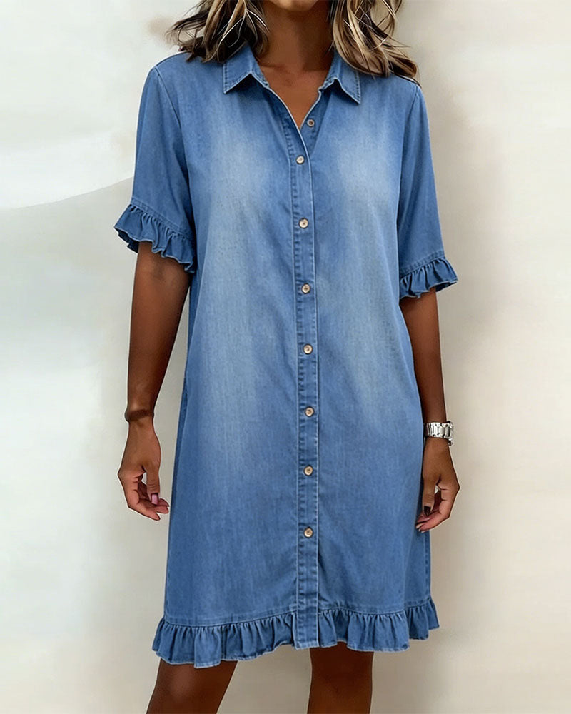 Belinda| Comfortable Denim Dress