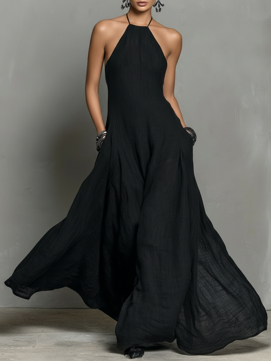 Fiona | Halter Maxi Dress