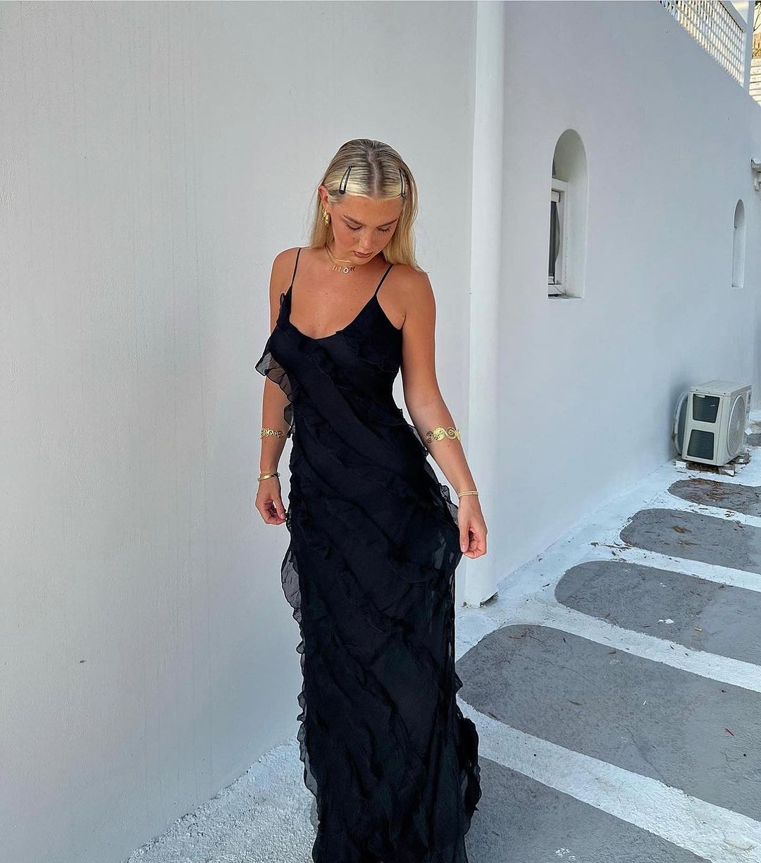 Eila | Ruffled Maxi Dress