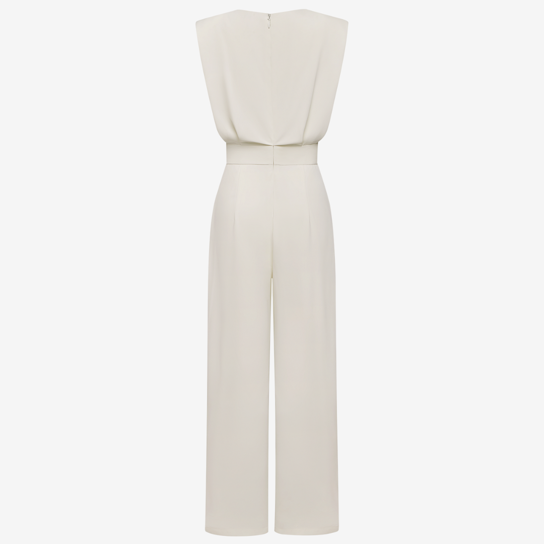 Aria | Defined Waist Jumpsuit