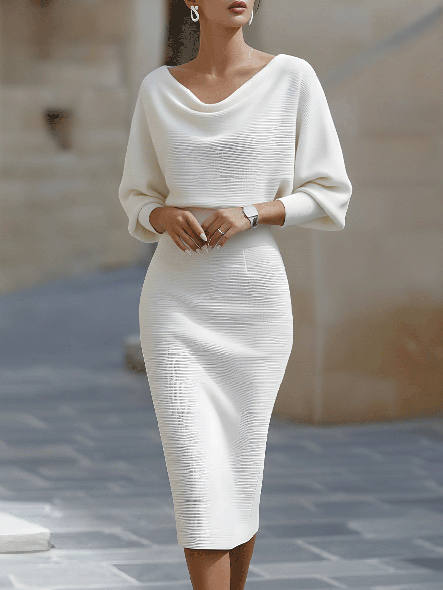 Elena | Batwing Midi Dress