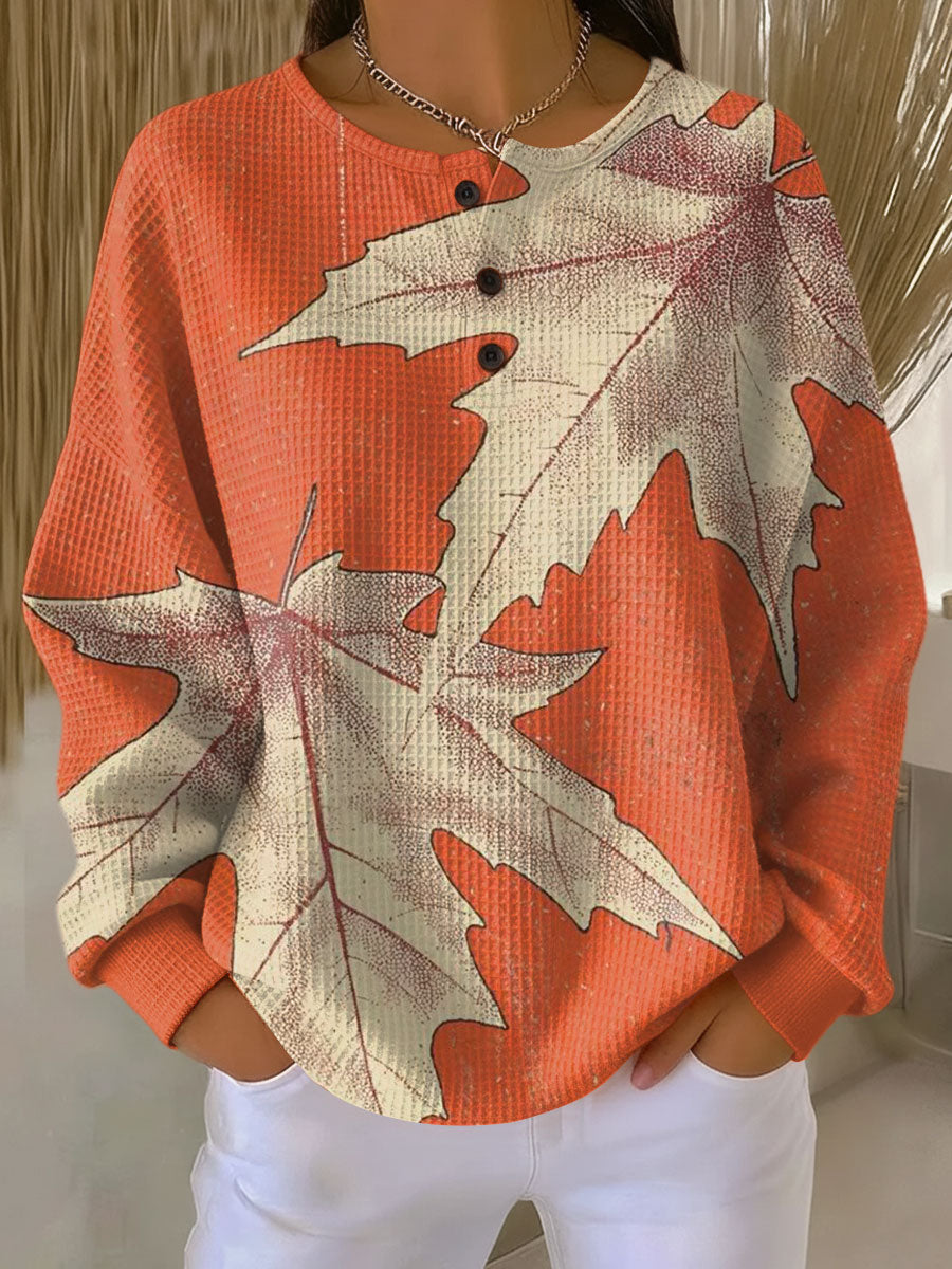 Maja | Cozy Waffle-Knit Sweater