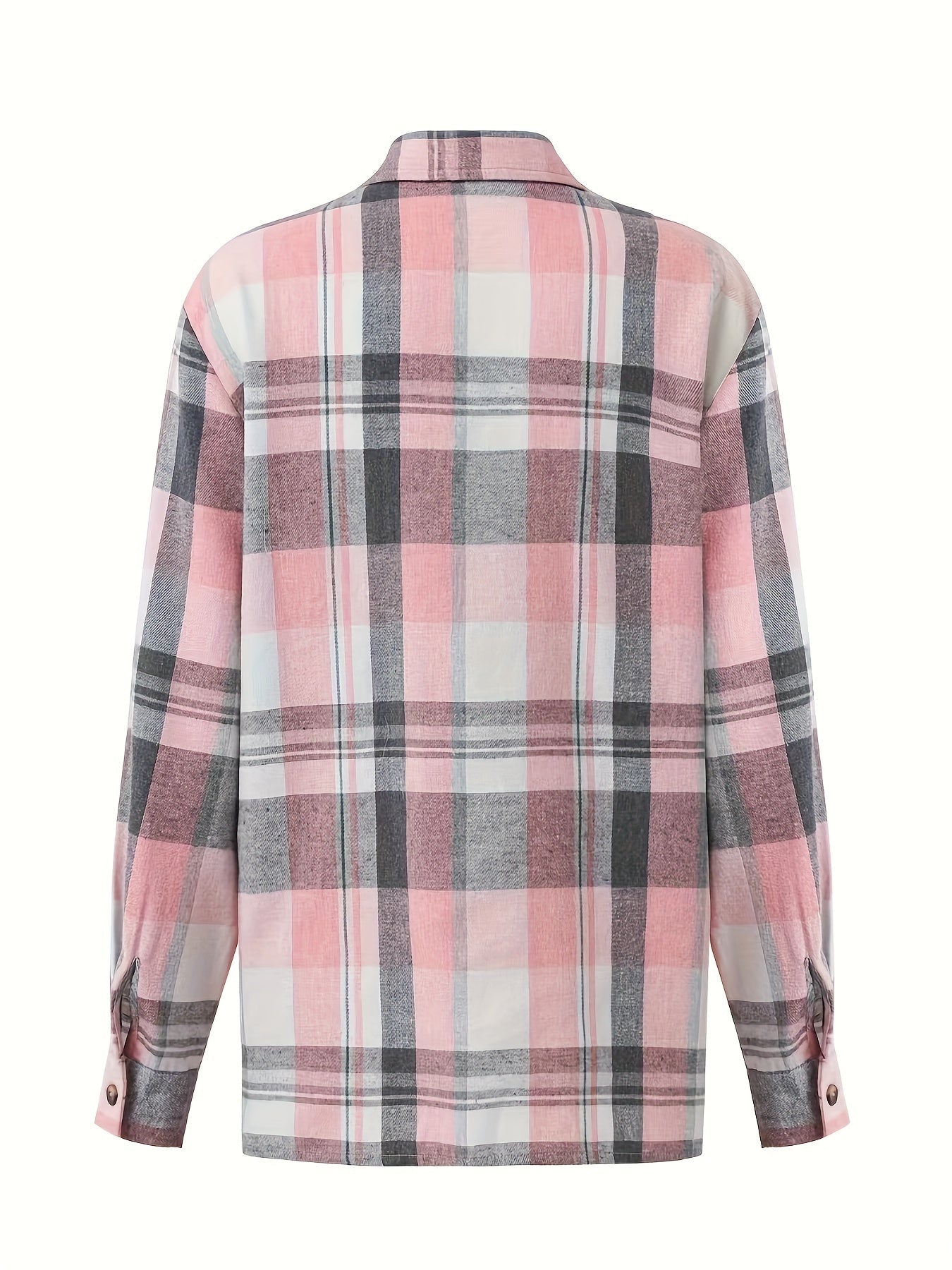 Hannah | Relaxed Long-Sleeve Plaid Shirt