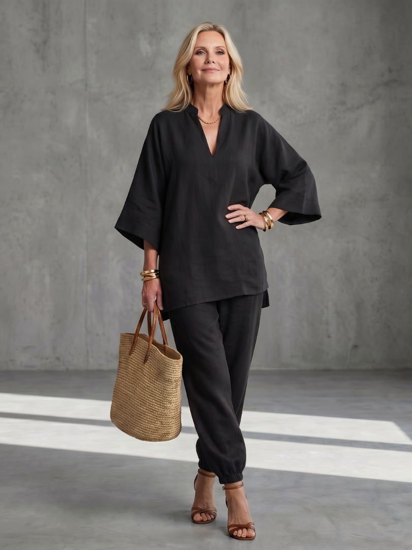 Georgiana | Gathered Trouser Set