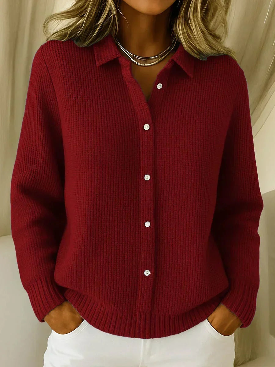 Katrina™ | Women's Textured Knit Button Cardigan
