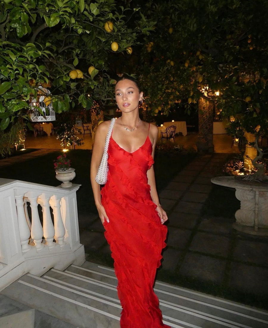 Eila | Ruffled Maxi Dress