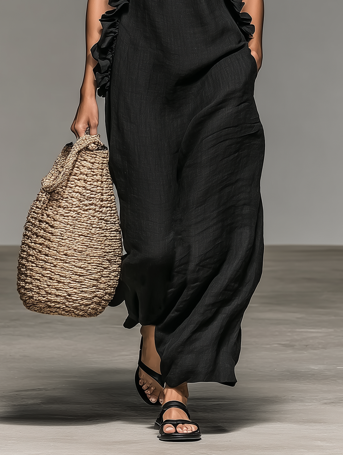 Brianna | Ruffle Maxi Dress