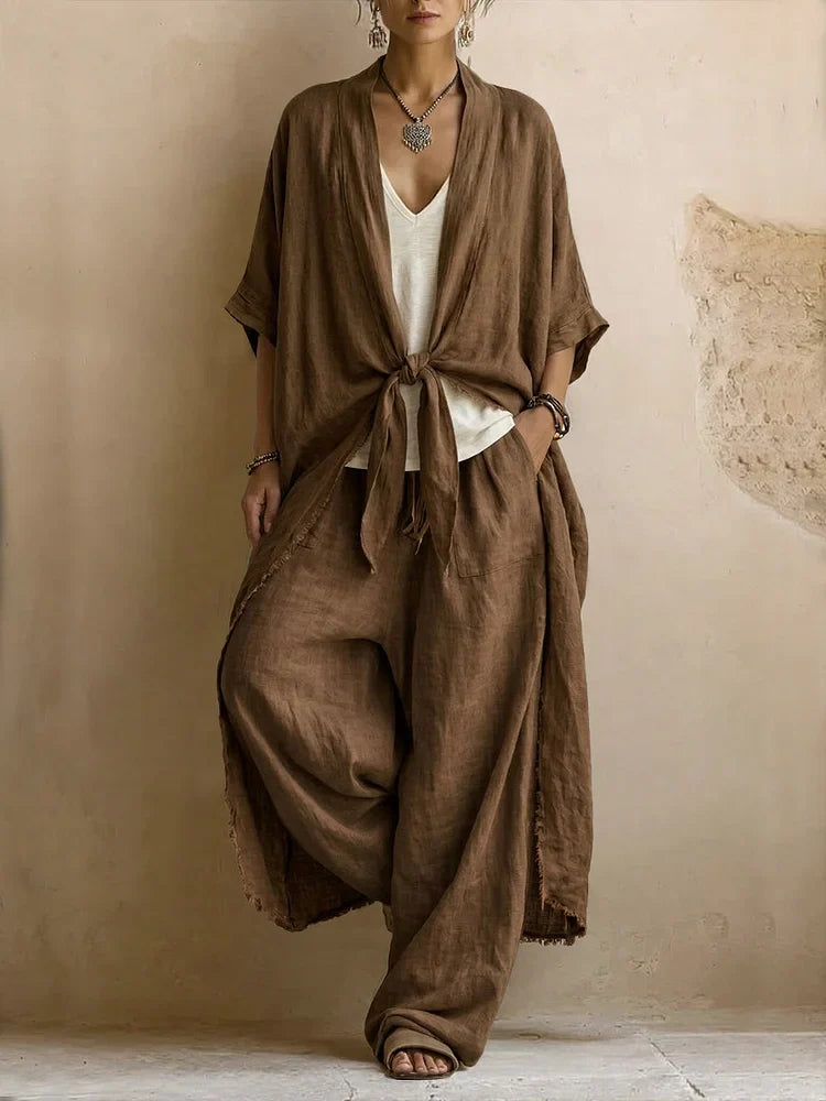 Genevieve | Bohemian Cardigan Three-Piece Set