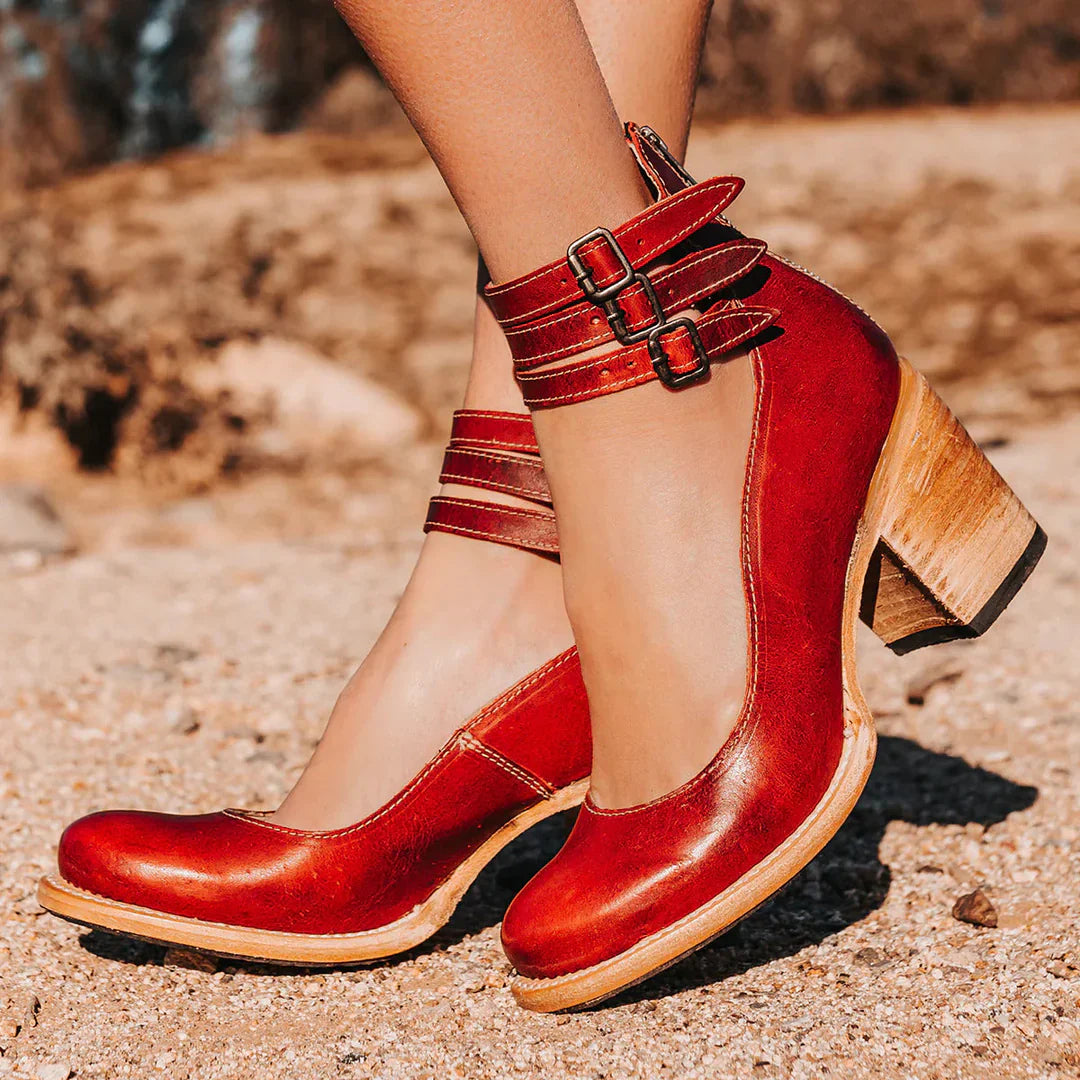 Agnes | Block Heel Ankle Boots