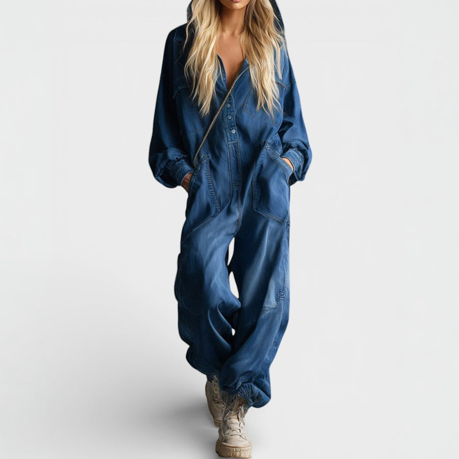 Miara | Hooded Jumpsuit with Pockets