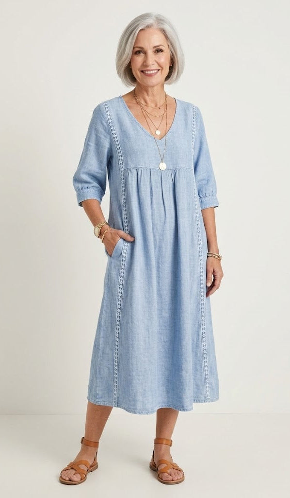 Juliette | Elegant A-Line Maxi Dress