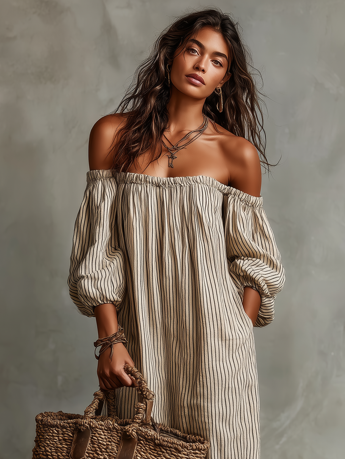 Carmen | Off-Shoulder Maxi Dress