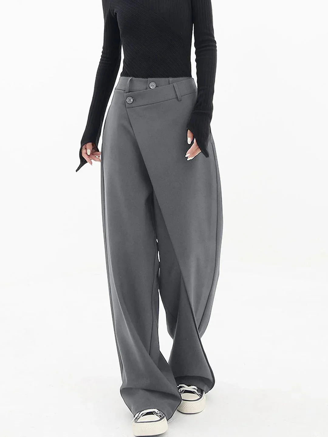 Claire | Relaxed Asymmetrical Trousers