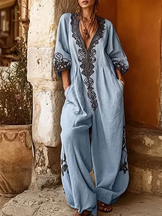 Coralie | Free-Spirit Bohemian Jumpsuit
