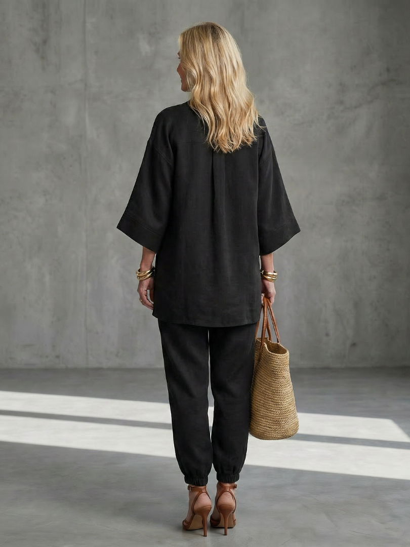Georgiana | Gathered Trouser Set