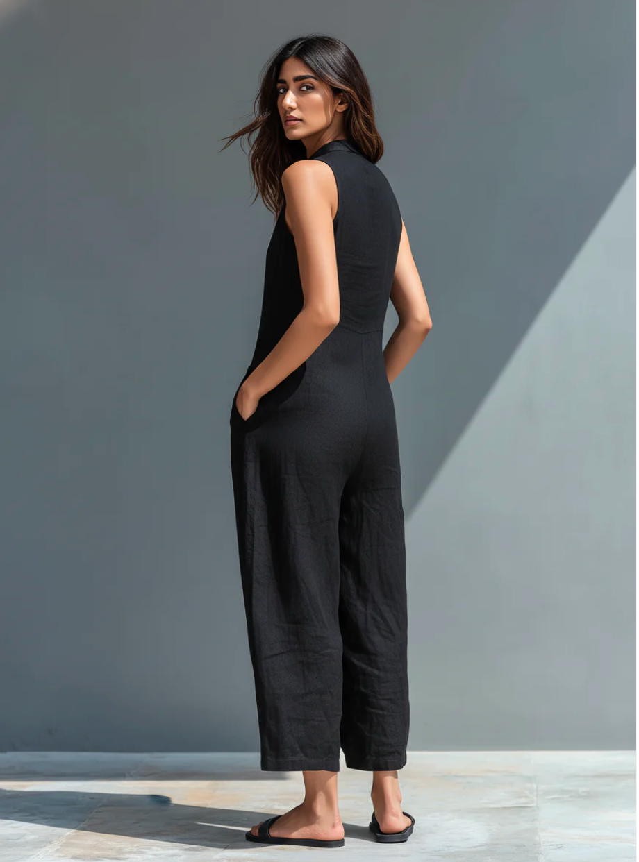 Clara | Minimalist Sleeveless Jumpsuit