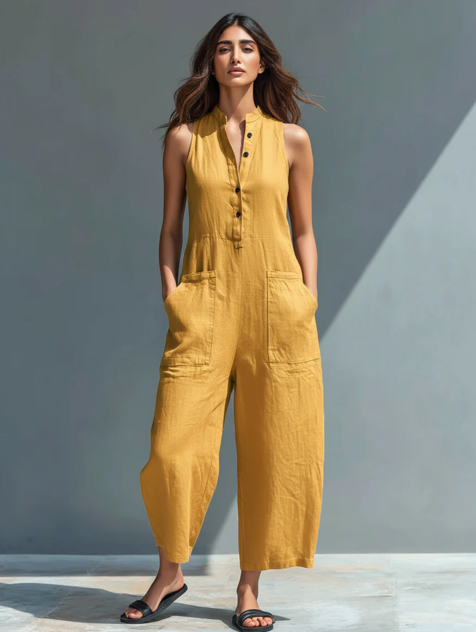 Clara | Minimalist Sleeveless Jumpsuit