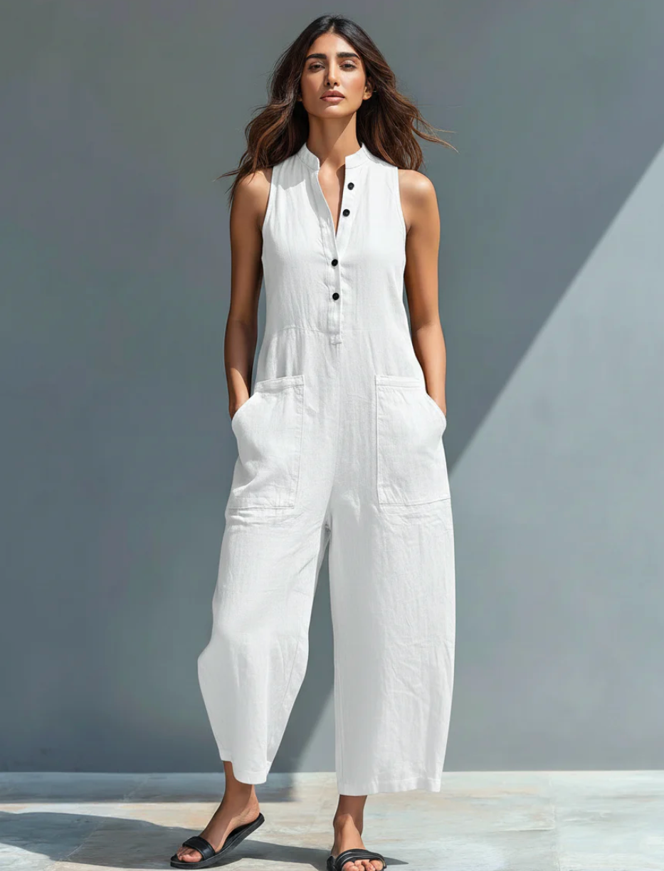 Clara | Minimalist Sleeveless Jumpsuit